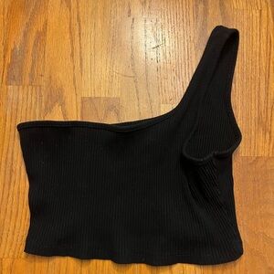 Shein One Shoulder Cropped Top
